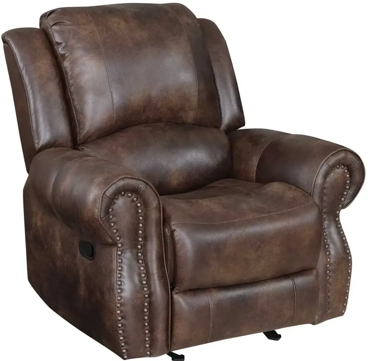 Steve Silver Co. Navarro Saddle Brown Manual Recliner