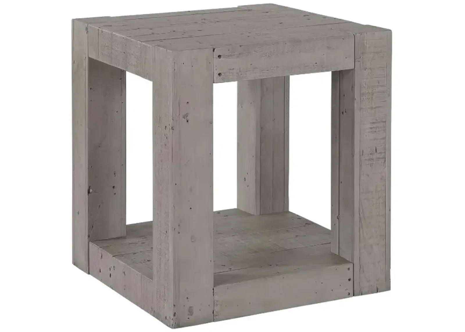 Steve Silver Co. Pinedale Distressed Gray End Table