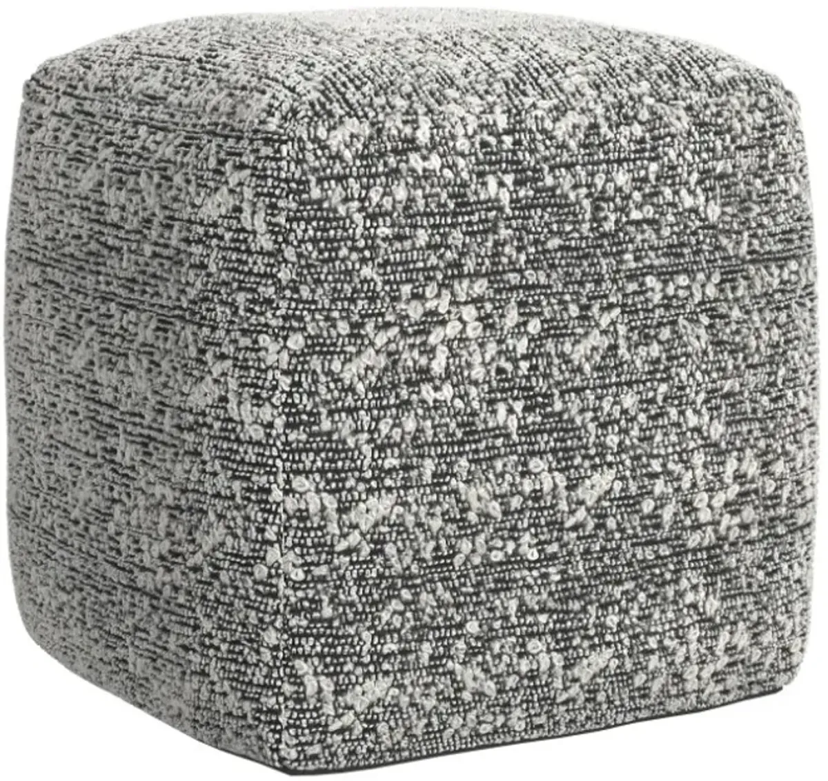 Steve Silver Co. Nahara Black/White Square Pouf