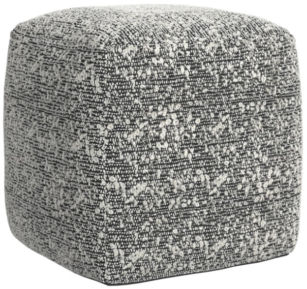 Steve Silver Co. Nahara Black/White Square Pouf