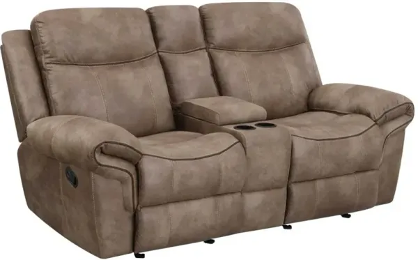 Steve Silver Co. Nashville Cocoa Manual Reclining Loveseat