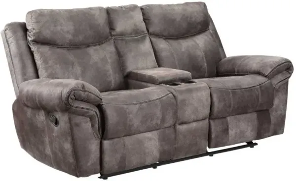 Steve Silver Co. Nashville Gray Manual Reclining Loveseat