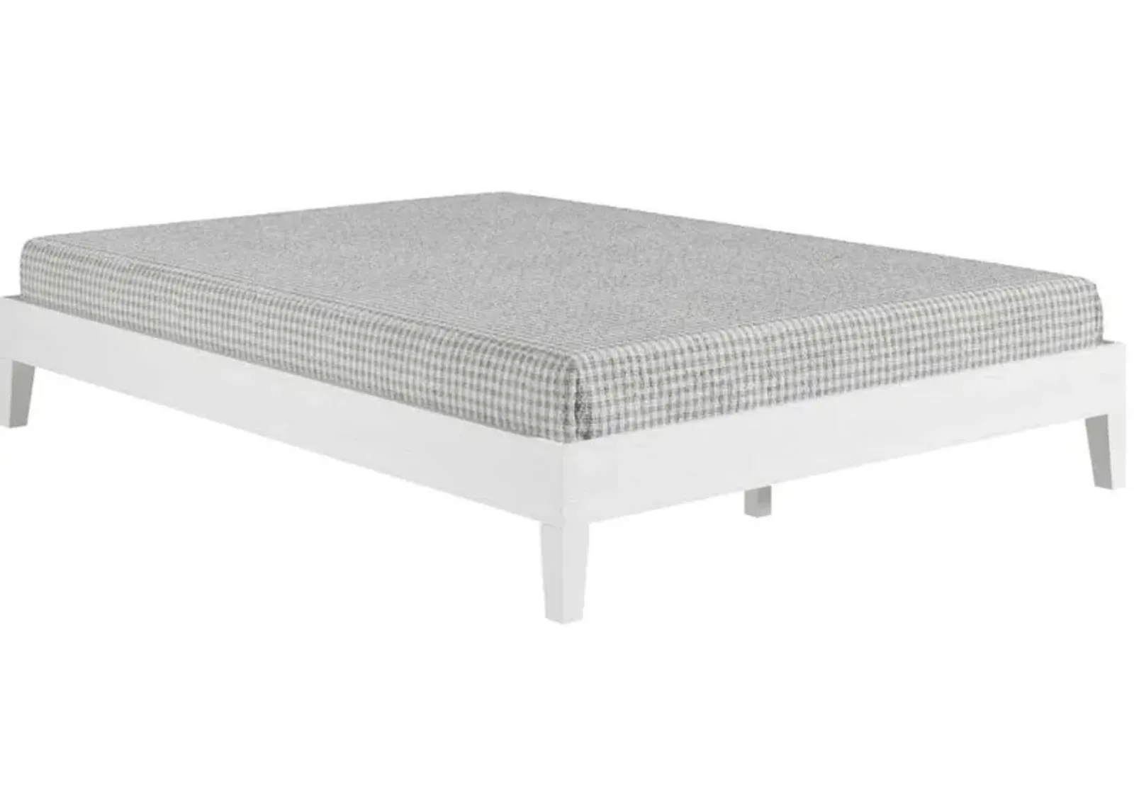 Steve Silver Co. Nix White Queen Platform Bed