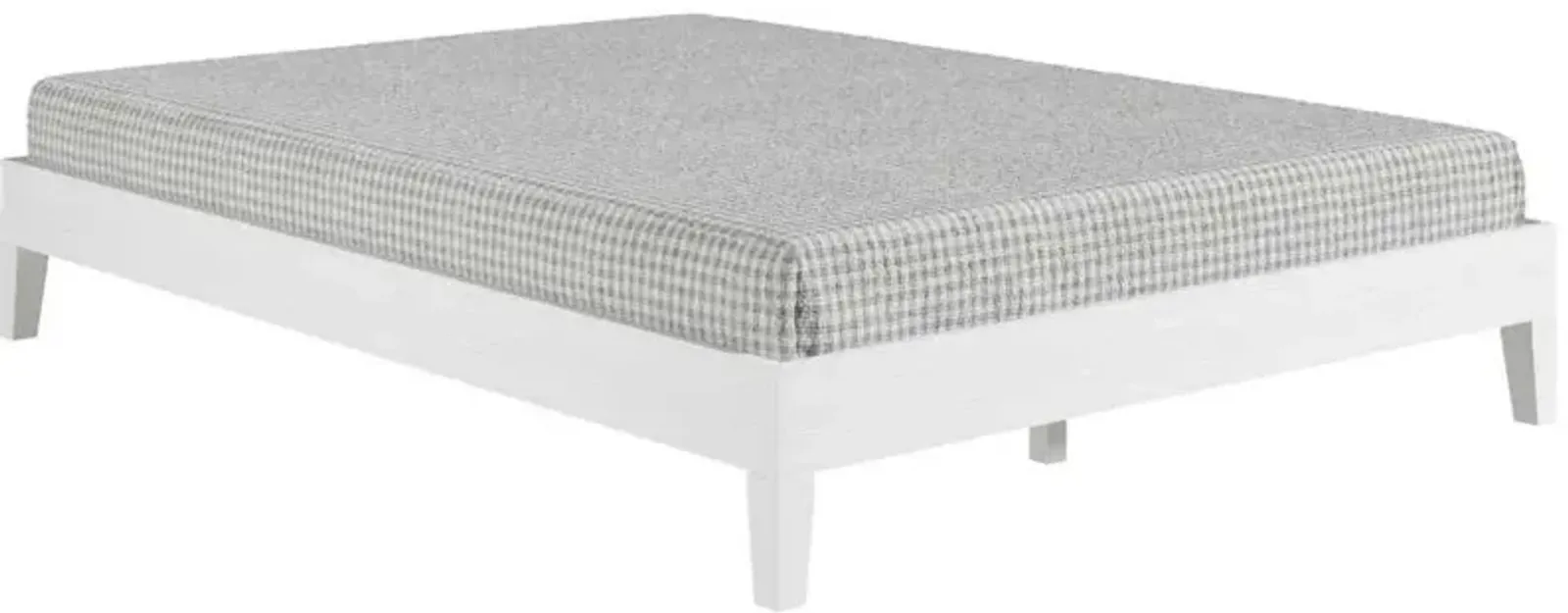 Steve Silver Co. Nix White Queen Platform Bed