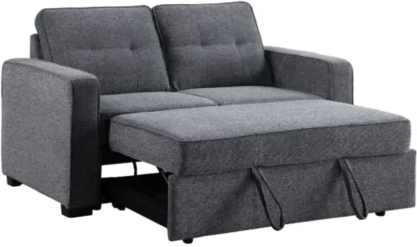 Steve Silver Co. Noah Gray Sleeper Loveseat