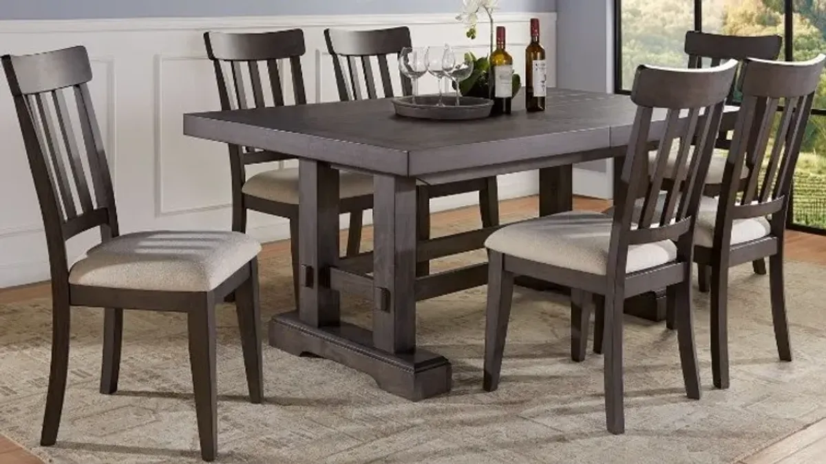 Steve Silver Co. Napa 7-Piece Dusky Cedar Dining Set