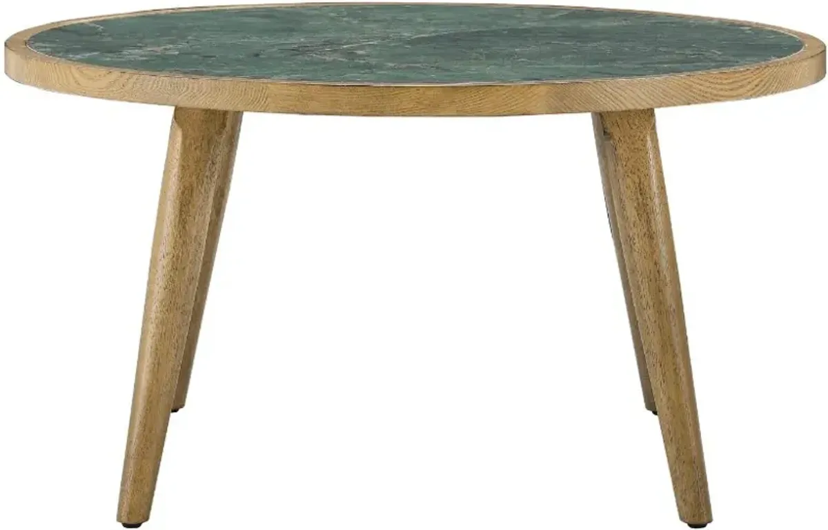 Steve Silver Co. Novato Light Chestnut Sintered Stone Cocktail Table