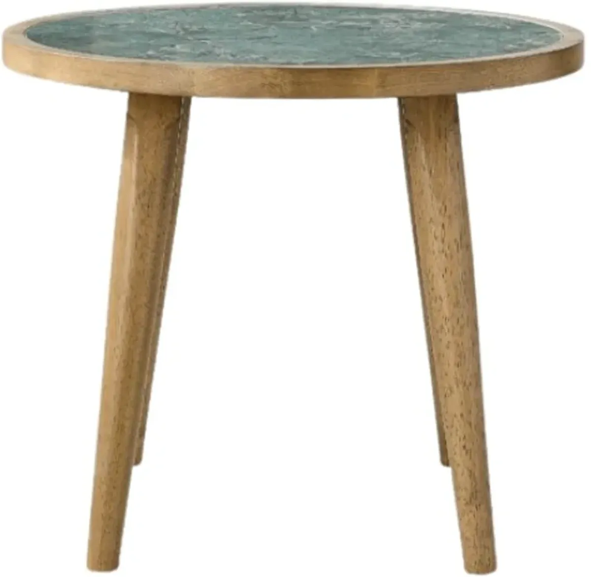 Steve Silver Co. Novato Light Chestnut Sintered Stone End Table