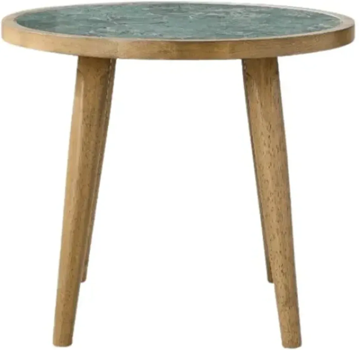 Steve Silver Co. Novato Light Chestnut Sintered Stone End Table