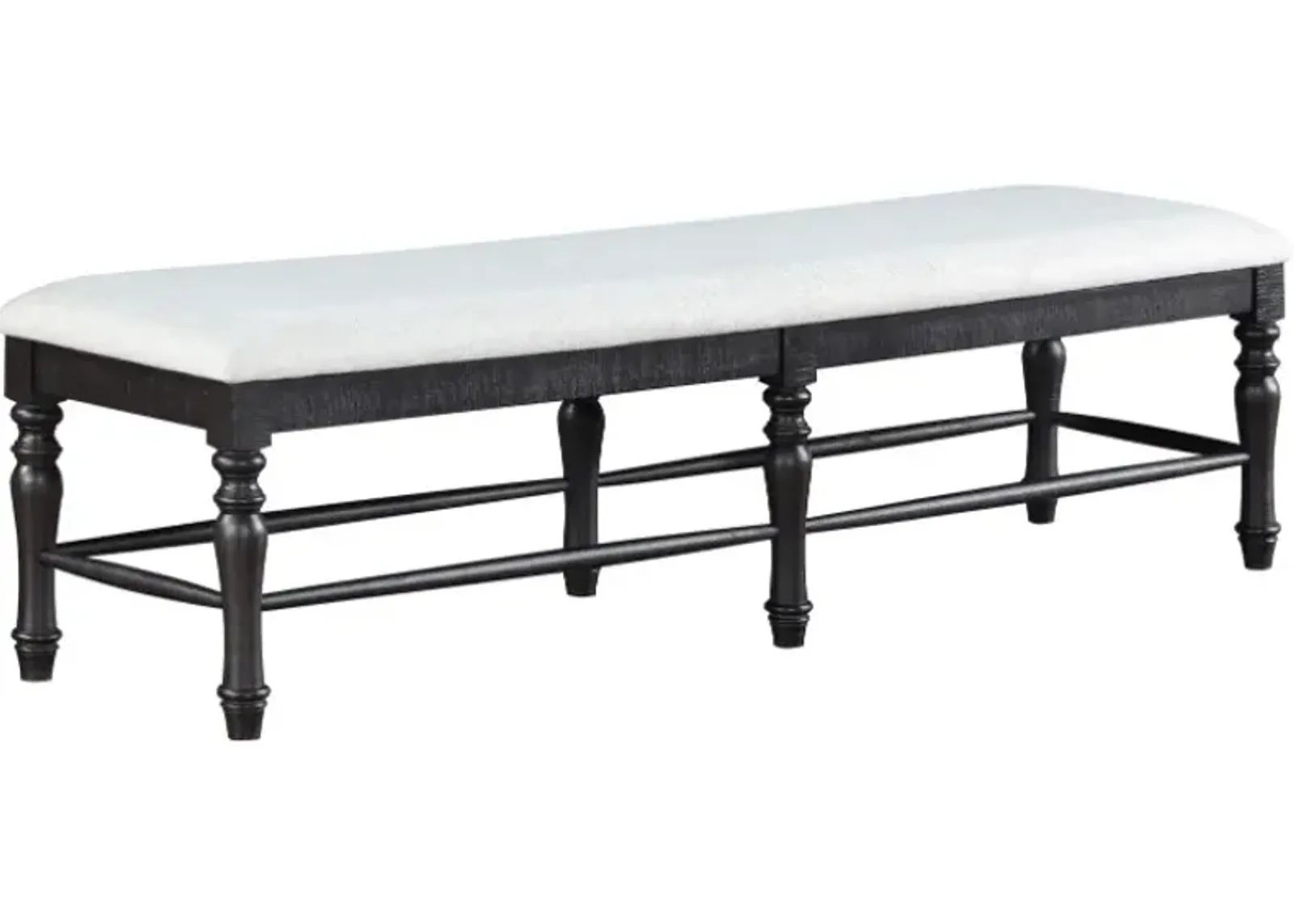 Steve Silver Co. Odessa Black/White Bench