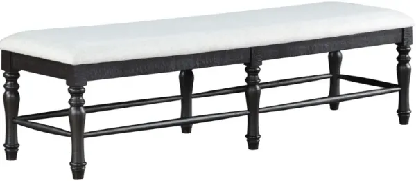 Steve Silver Co. Odessa Black/White Dining Bench