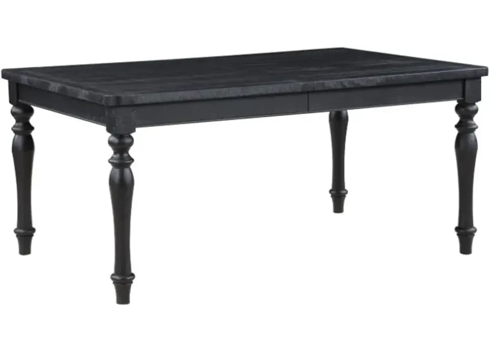 Steve Silver Co. Odessa Black Dining Table with Leaf