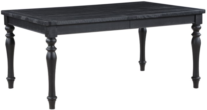 Steve Silver Co. Odessa Black Dining Table with Leaf