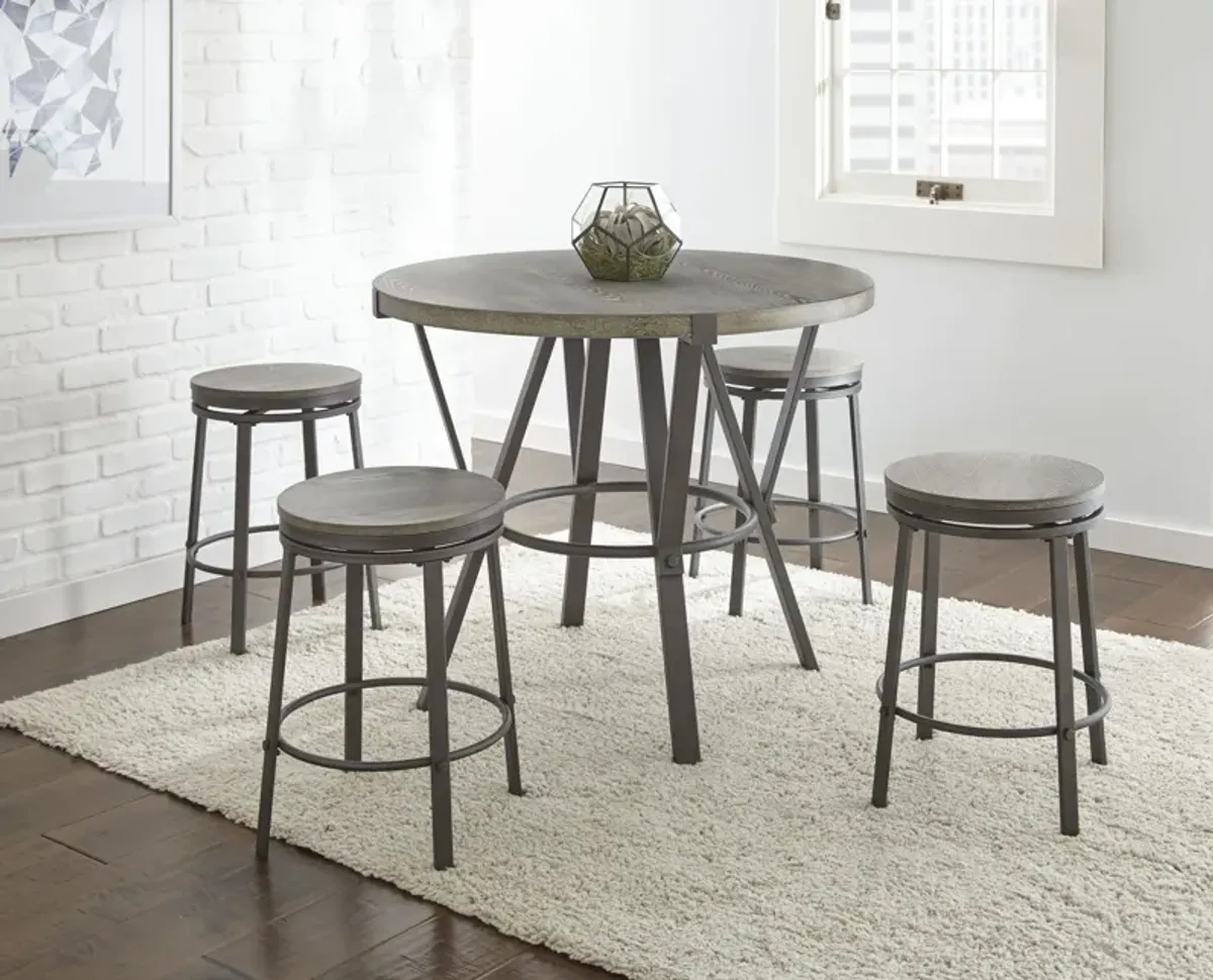 Steve Silver Co. Portland 5-Piece Counter Height Dining Set
