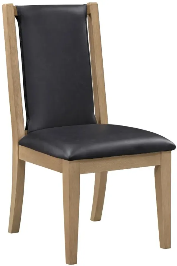 Steve Silver Co. Orinda Black/Brown Side Chair