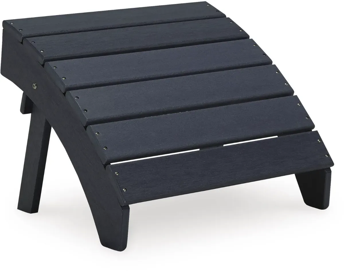 Signature Design by Ashley® Sundown Treasure Black Outdoor Ottoman