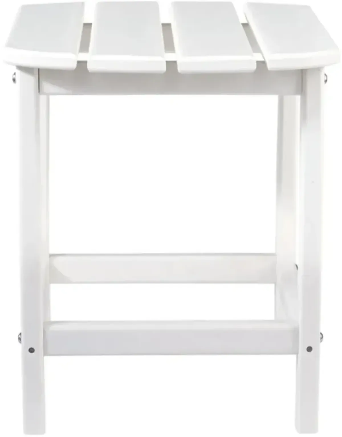 Signature Design by Ashley® Sundown Treasure White Plastic Outdoor Rectangular End Table