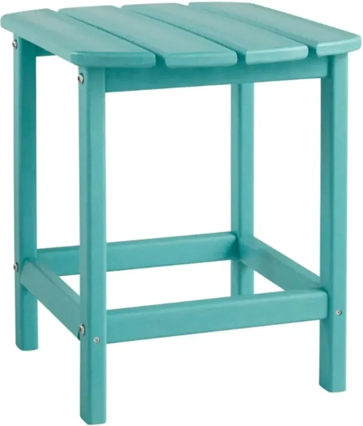 Signature Design by Ashley® Sundown Treasure Turquoise Plastic Outdoor Rectangular End Table