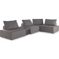 Signature Design by Ashley® Bree Zee 5-Piece Brown Outdoor Sectional