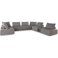 Signature Design by Ashley® Bree Zee 8-Piece Brown Outdoor Sectional