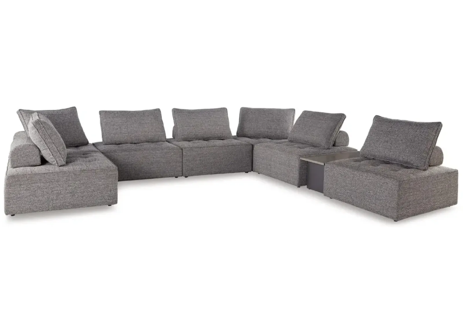 Signature Design by Ashley® Bree Zee 8-Piece Brown Outdoor Sectional