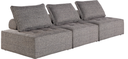 Signature Design by Ashley® Bree Zee 3-Piece Brown Fabric Outdoor Modular Seating Set