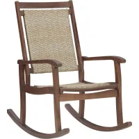 Signature Design by Ashley® Emani Brown/Natural Rocking Chair