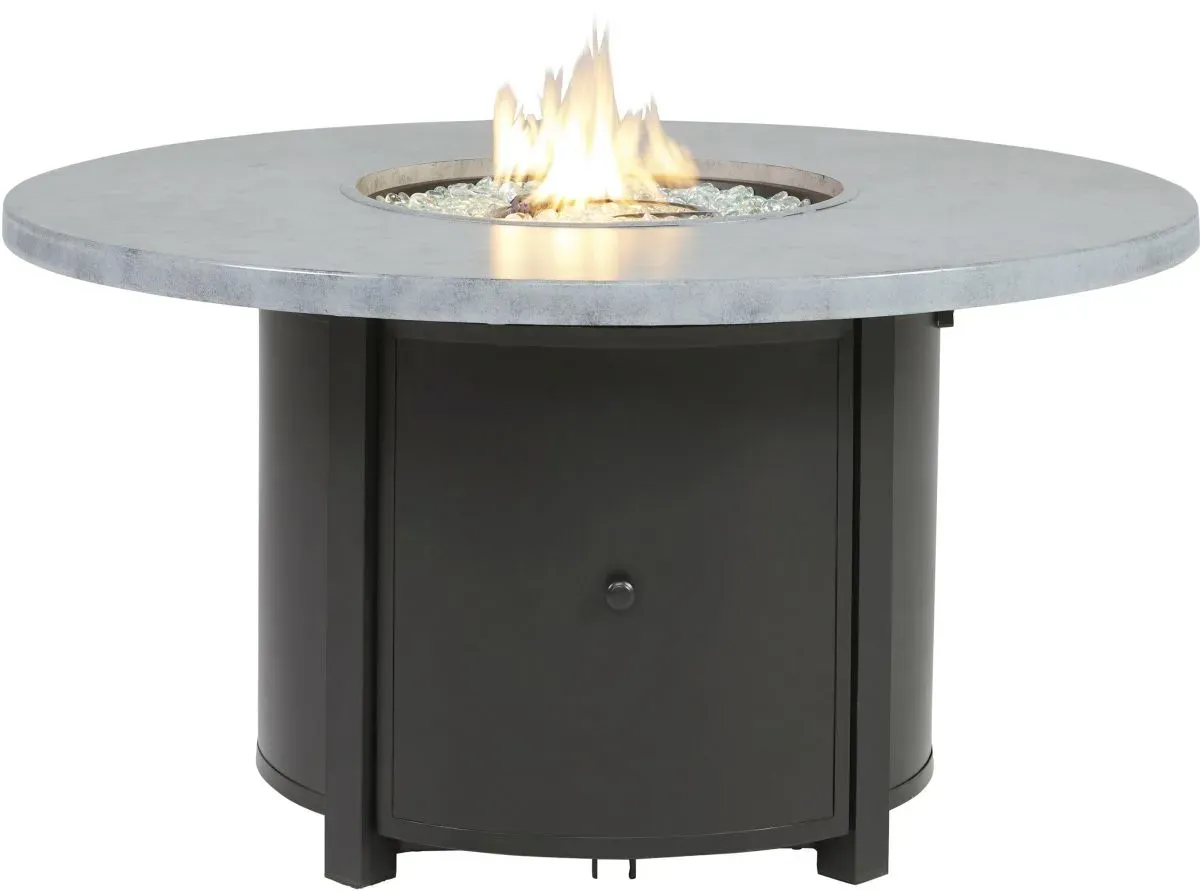 Signature Design by Ashley® Coulee Mills Gray/Black Round Fire Pit Table