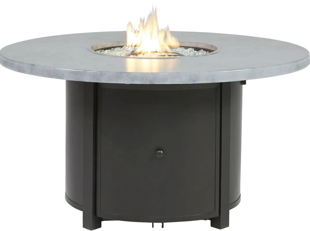 Signature Design by Ashley® Coulee Mills Gray/Black Round Fire Pit Table