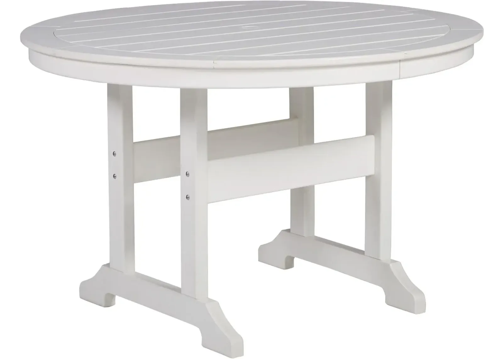 Signature Design by Ashley® Crescent Luxe White Outdoor Dining Table