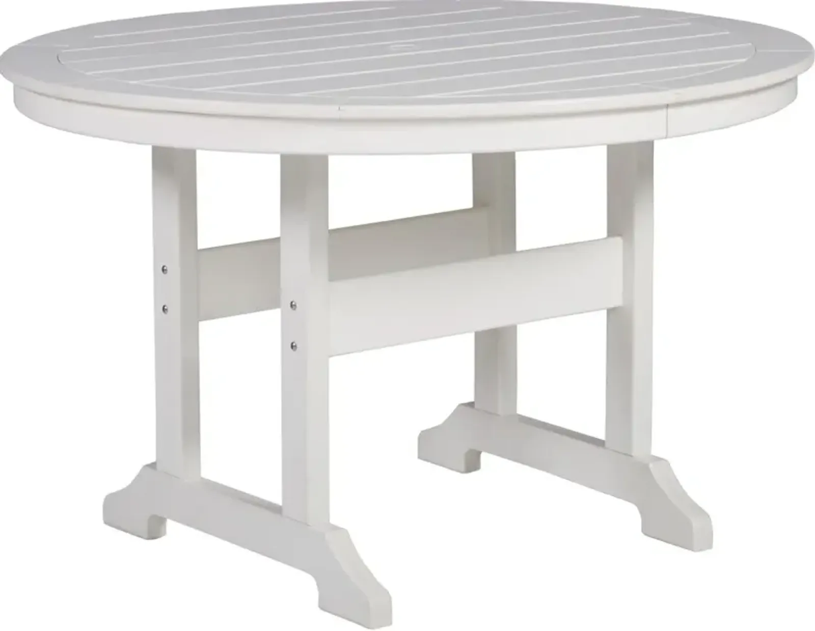 Signature Design by Ashley® Crescent Luxe White Outdoor Dining Table