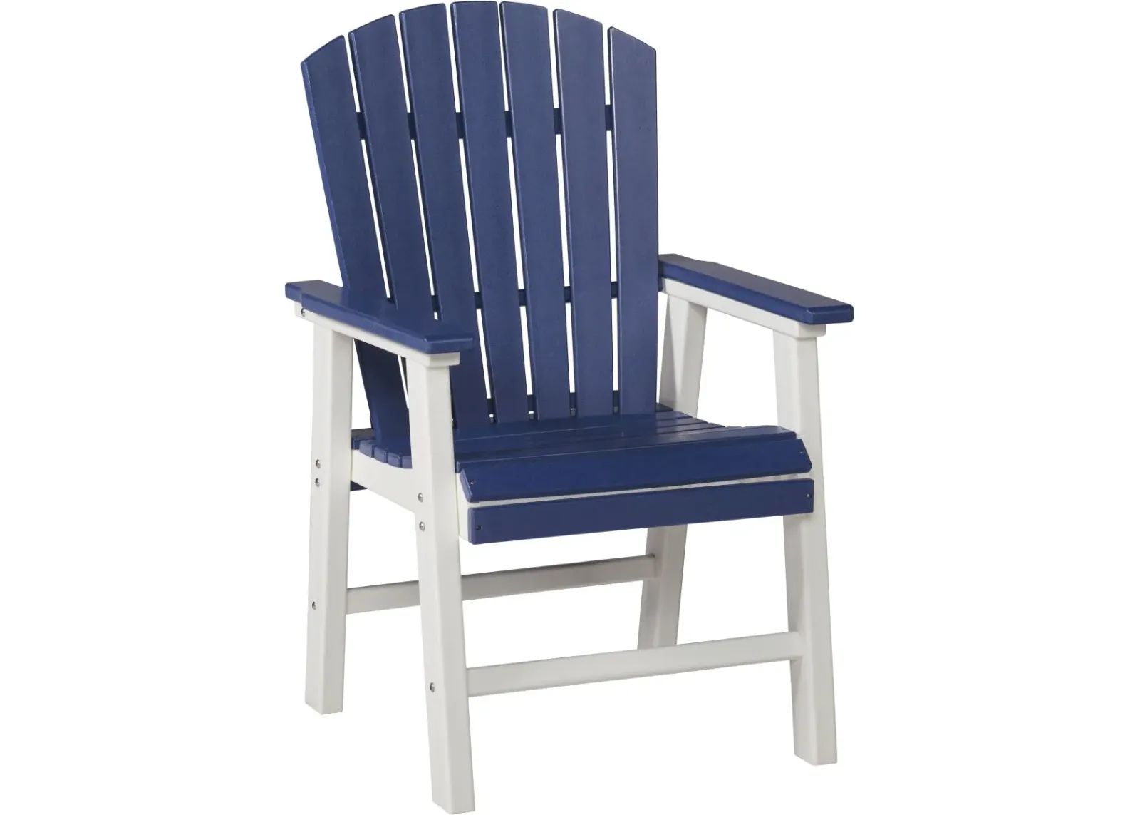 Signature Design by Ashley® Toretto Blue/White Outdoor Dining Arm Chair