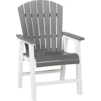 Signature Design by Ashley® Transville Gray/White Dining Arm Chair