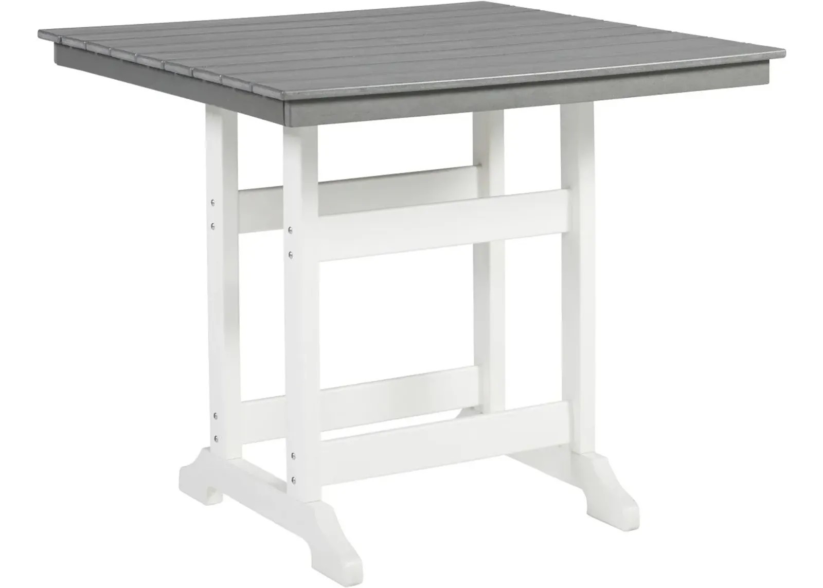 Signature Design by Ashley® Transville Gray/White Outdoor 42" Counter Height Dining Table