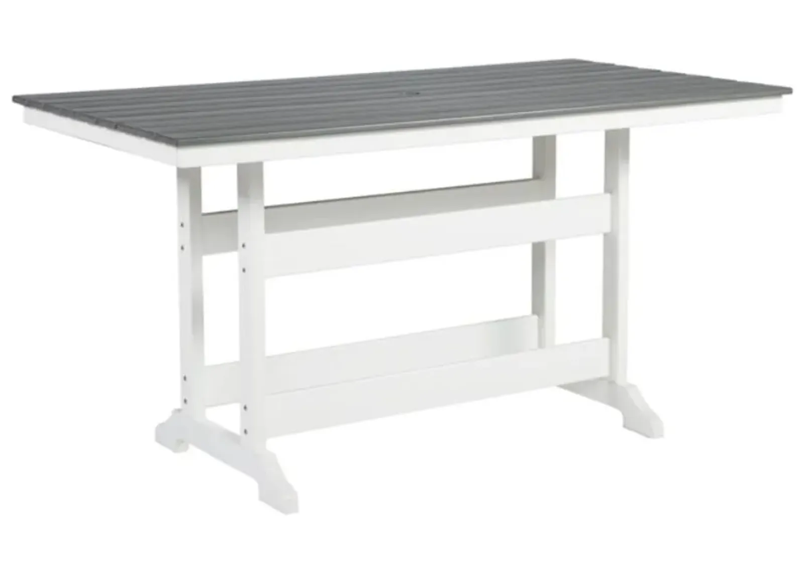 Signature Design by Ashley® Transville Gray/White Outdoor Counter Height Dining Table