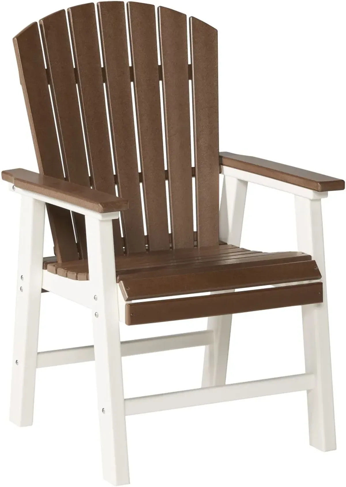 Signature Design by Ashley® Genesis Bay Brown/White Outdoor Dining Arm Chair