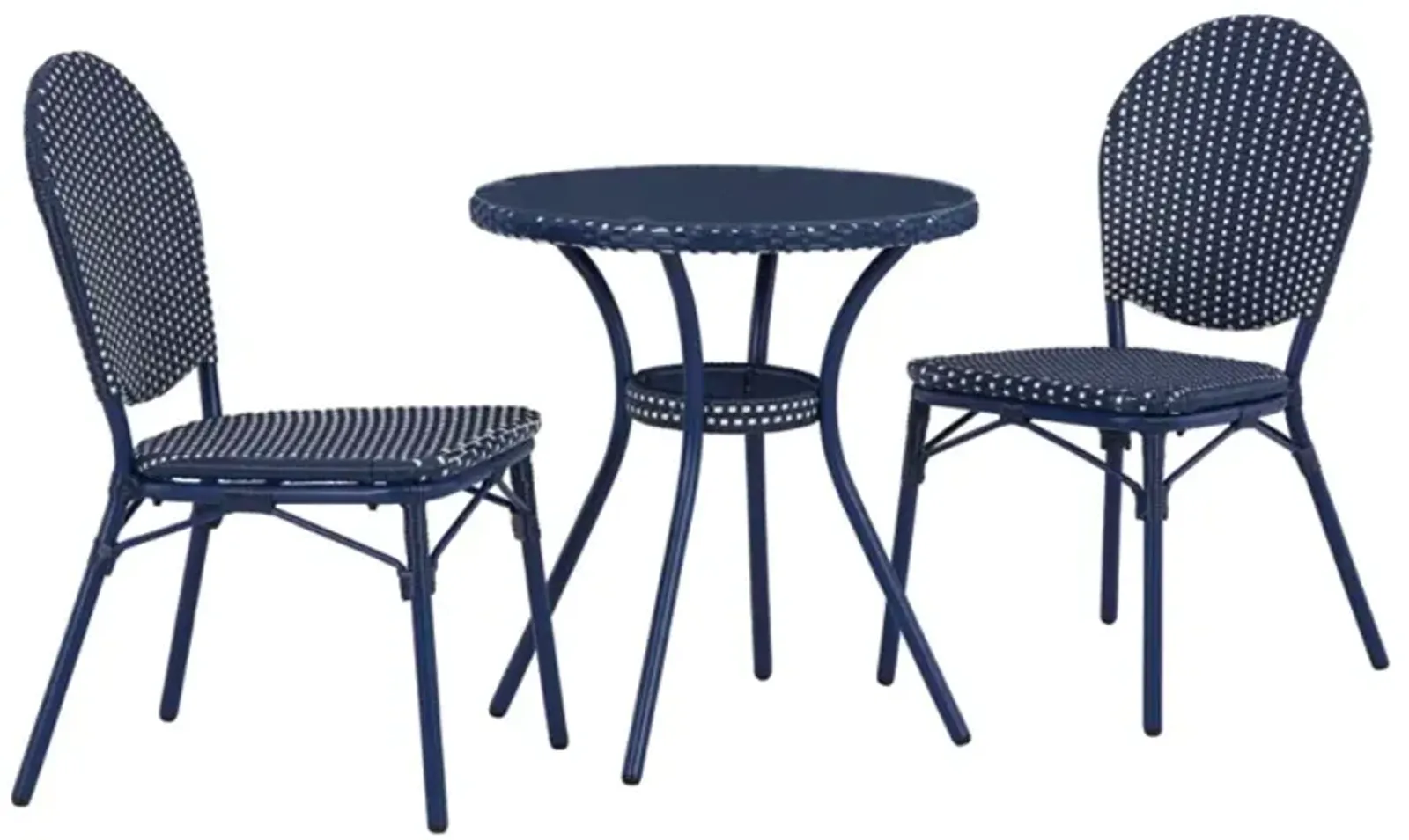 Signature Design by Ashley® Odyssey 3-Piece Blue Outdoor Table Set