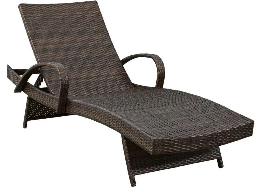 Signature Design by Ashley® Kantana Brown Outdoor Chaise Lounge