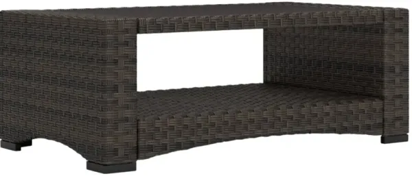 Signature Design by Ashley® Windglow Brown Wicker Outdoor Cocktail Table