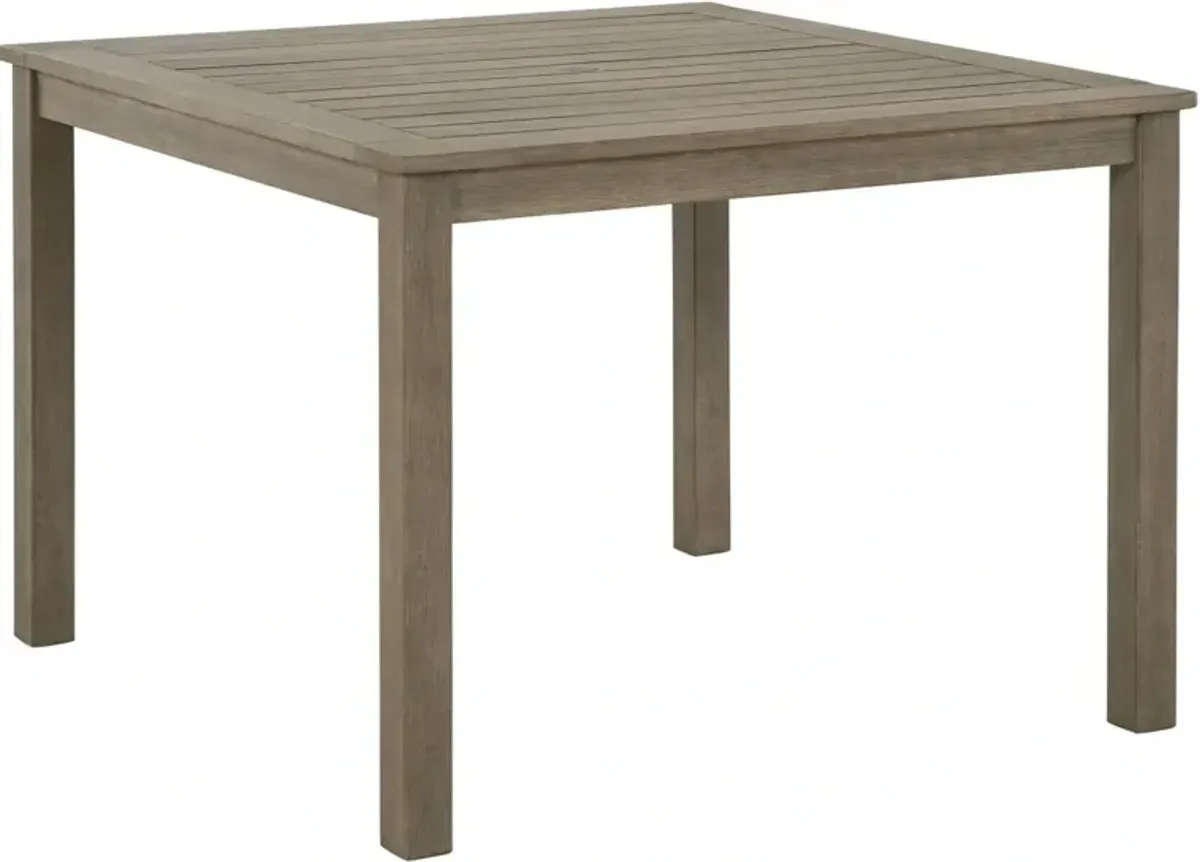 Signature Design by Ashley® Aria Plains Brown Wooden Outdoor Dining Table
