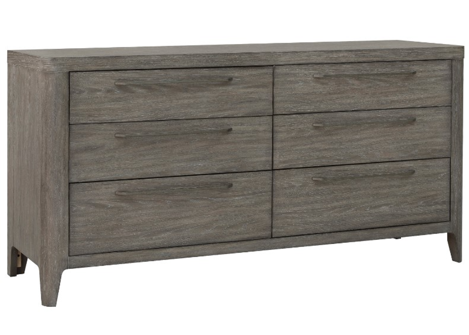 Drew & Jonathan Home Griffith Smoked Oyster 6-Drawer Dresser