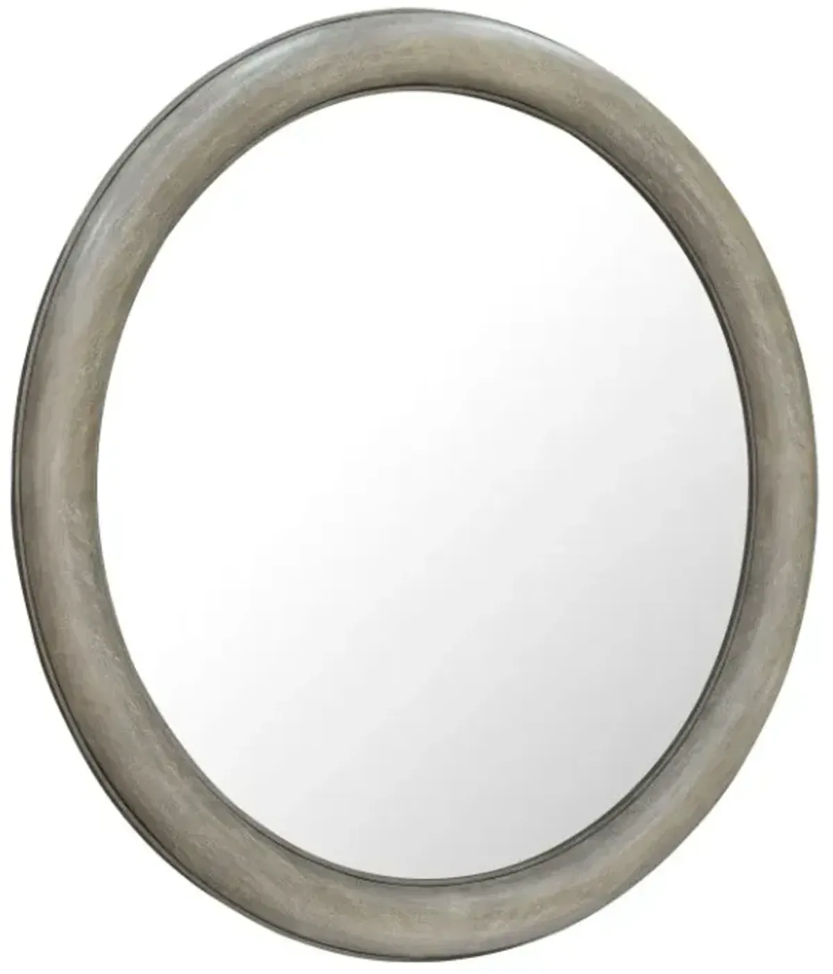 Drew & Jonathan Home Griffith Smoked Oyster Round Mirror