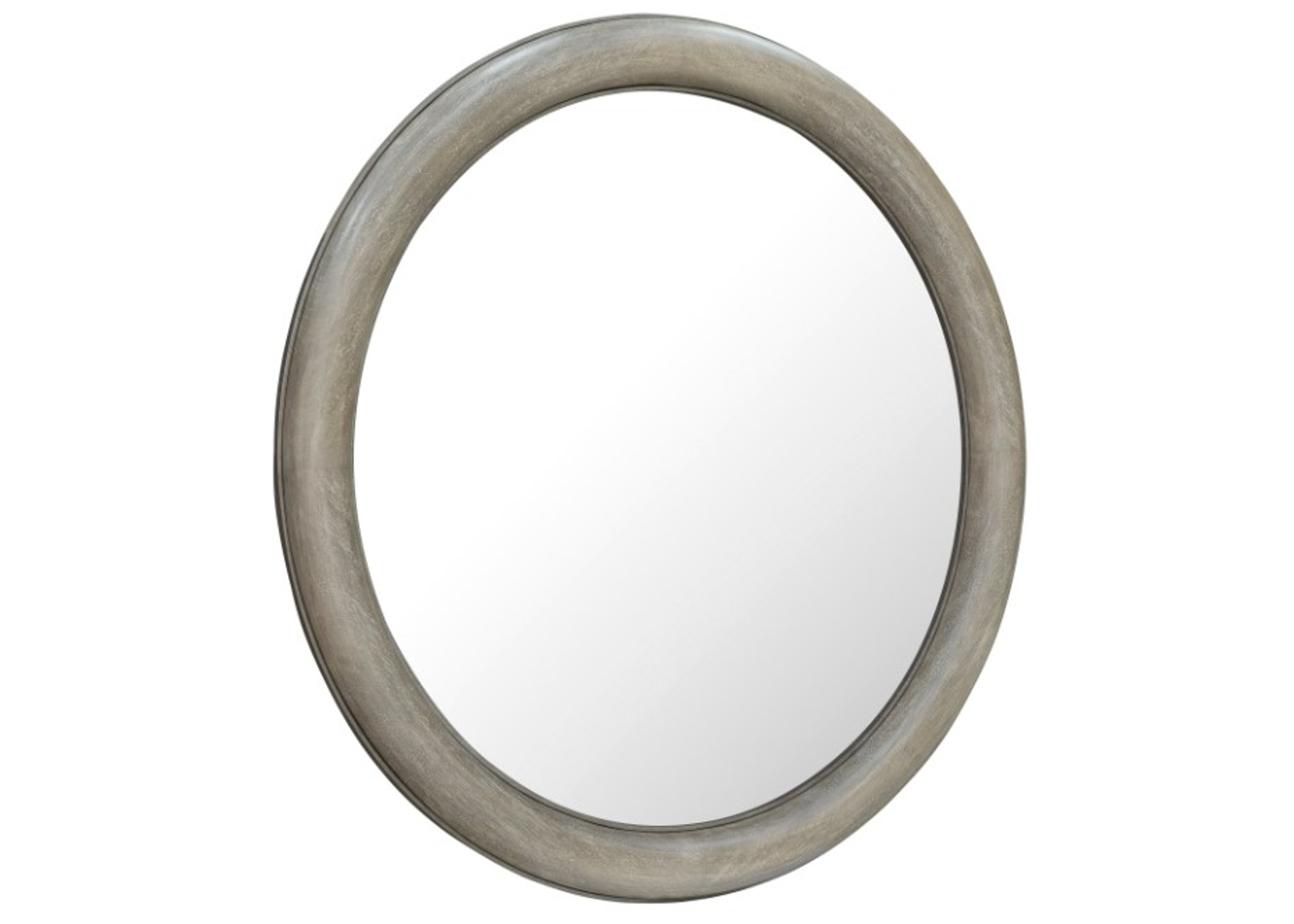 Drew & Jonathan Home Griffith Smoked Oyster Round Mirror