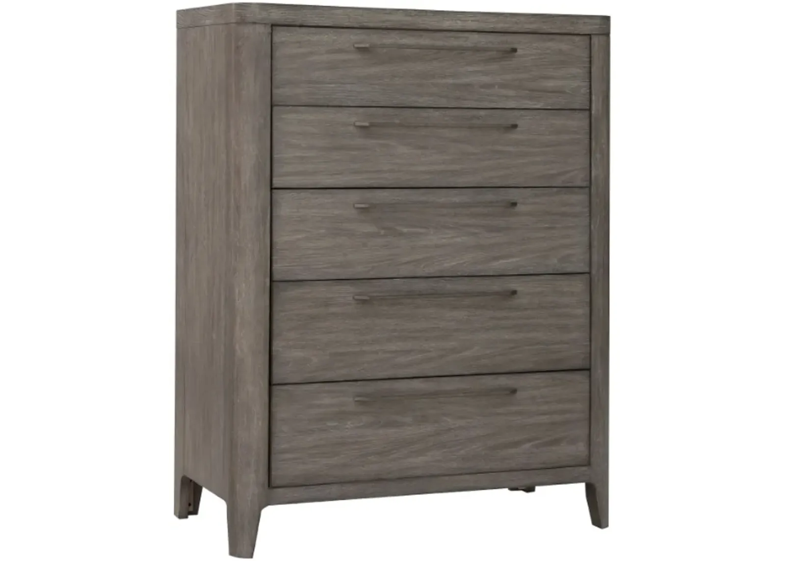 Drew & Jonathan Home Griffith Smoked Oyster 5-Drawer Chest