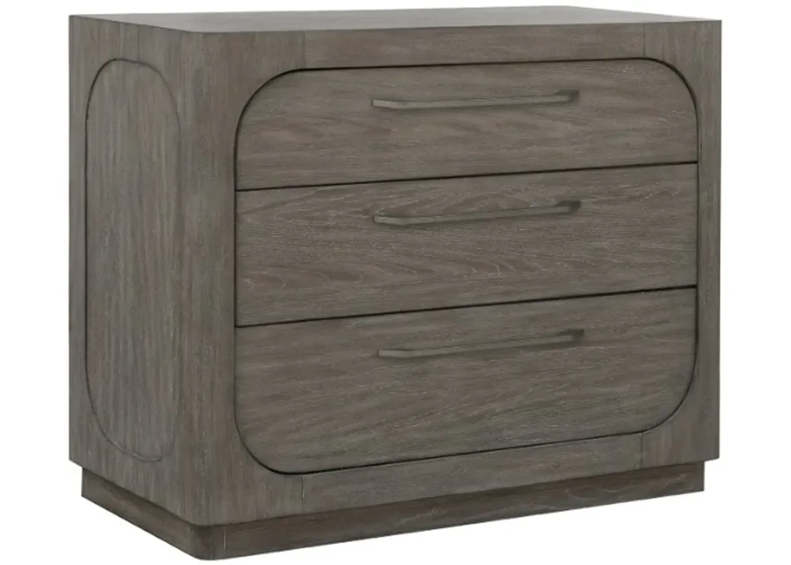 Drew & Jonathan Home Griffith Smoked Oyster 3-Drawer Hall Chest