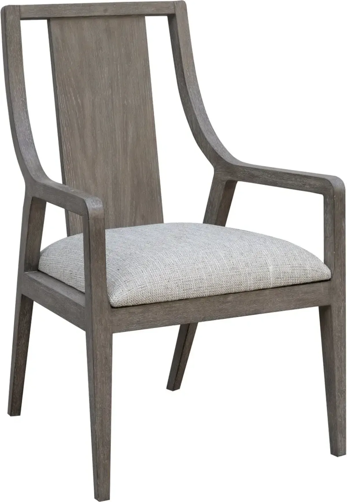 Drew & Jonathan Griffith Smoked Oyster Sling Back Arm Chair