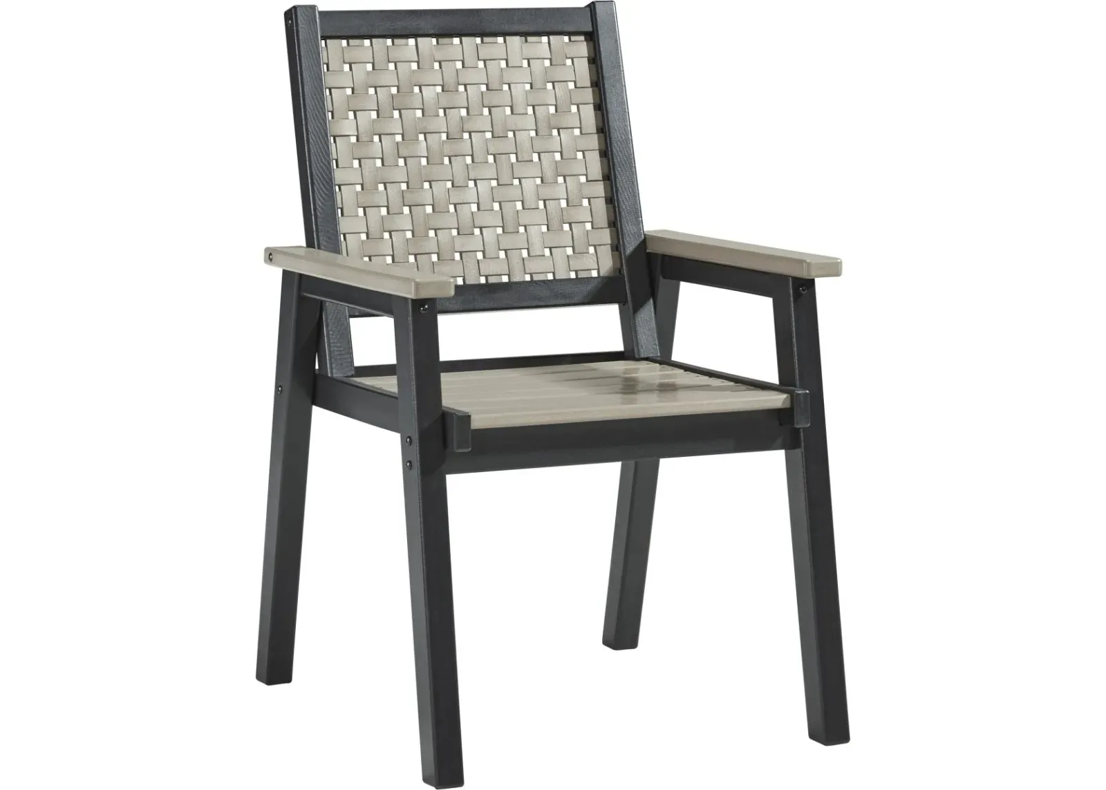 Signature Design by Ashley® Mount Valley Driftwood/Black Outdoor Arm Chair