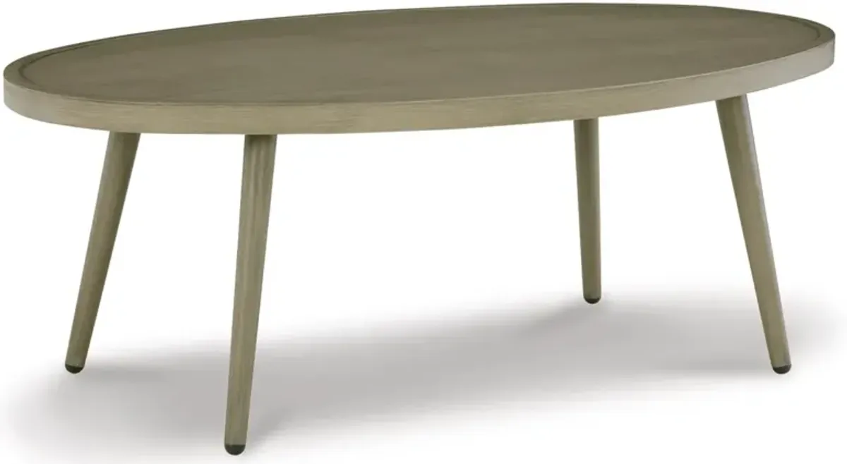 Signature Design by Ashley® Swiss Valley Beige Outdoor Coffee Table