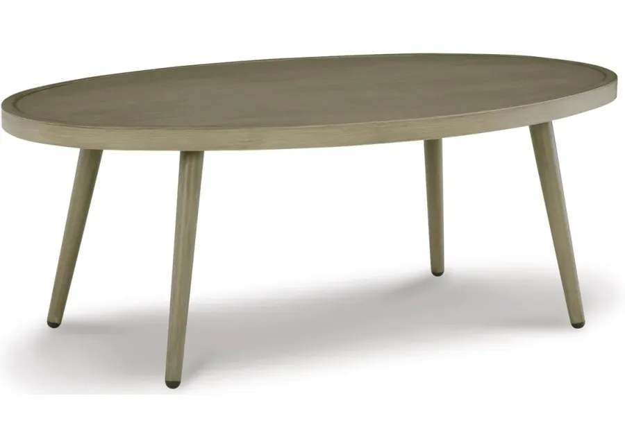 Signature Design by Ashley® Swiss Valley Beige Outdoor Coffee Table