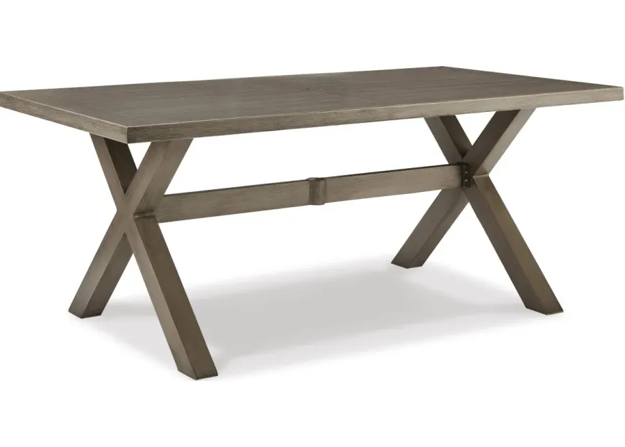 Signature Design by Ashley® Beach Front Beige Outdoor Dining Table